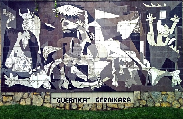 Most famous painting from Pablo Picasso, the Guernica, located in Euskadi